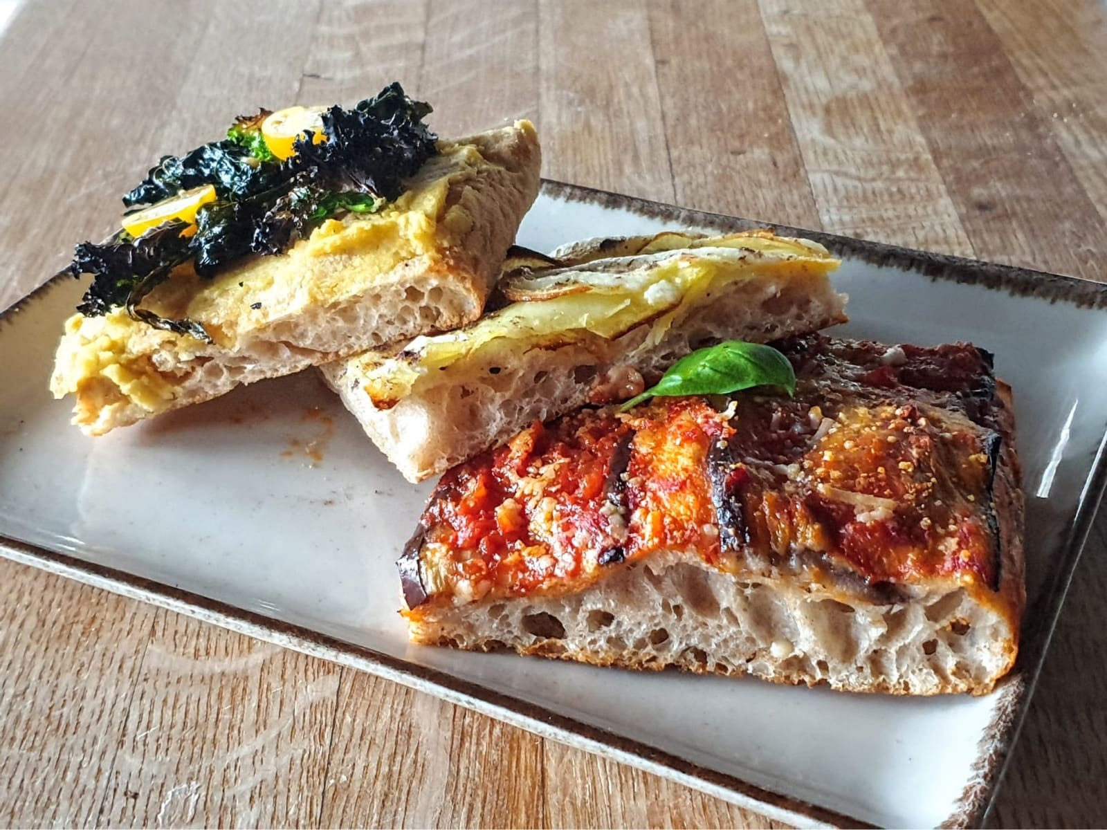 Roman pizza slices